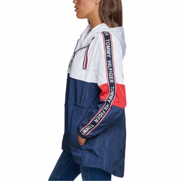 Tommy Hilfiger Colorblock Windbreaker Jacket Size Small - Picture 2 of 13